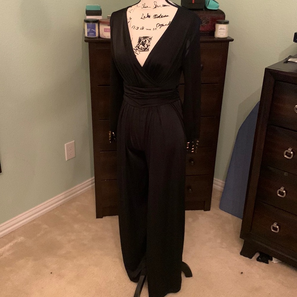 Fleek Black Mesh Jumpsuit
